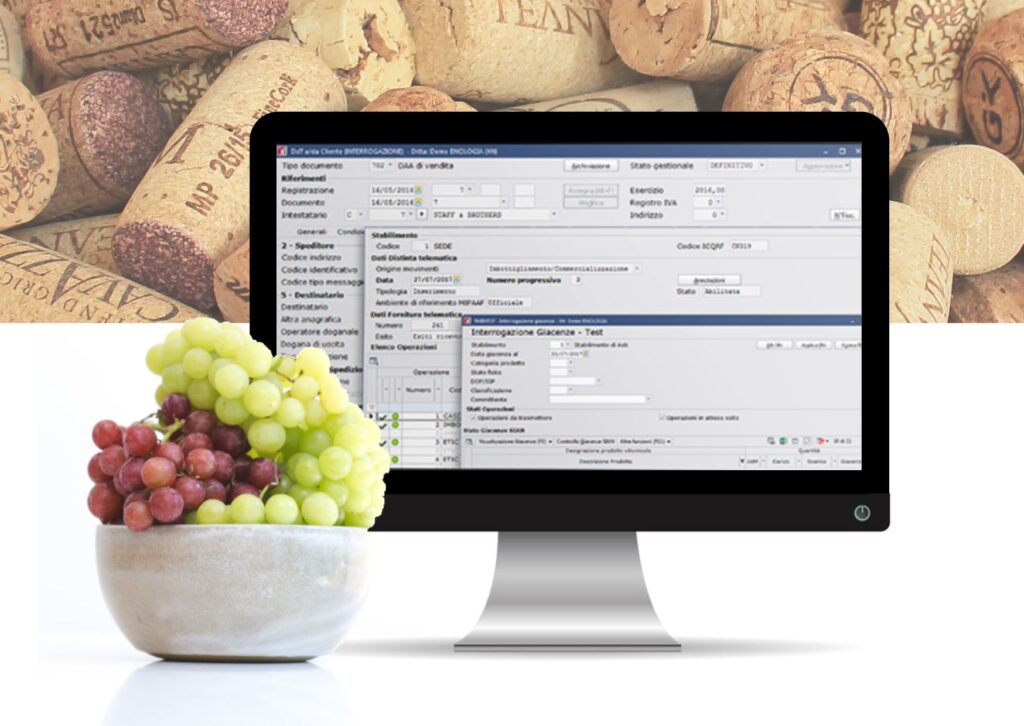 Enologia - soluzioni software per aziende vitivinicole