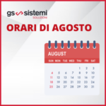 Immagine calendario mese di agosto